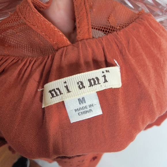 Francesca Brinley Lace/Cloth Shift Dress (M) - Picture 12 of 12